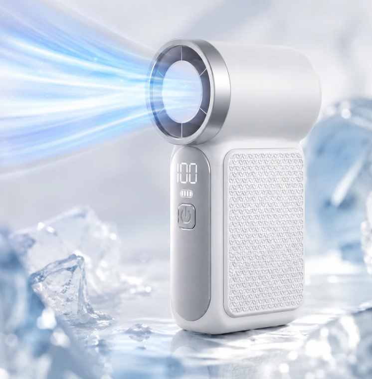 Arvelo's Mini Hand Held Fan Rechargeable USB- C Small Portable Personal Cooling