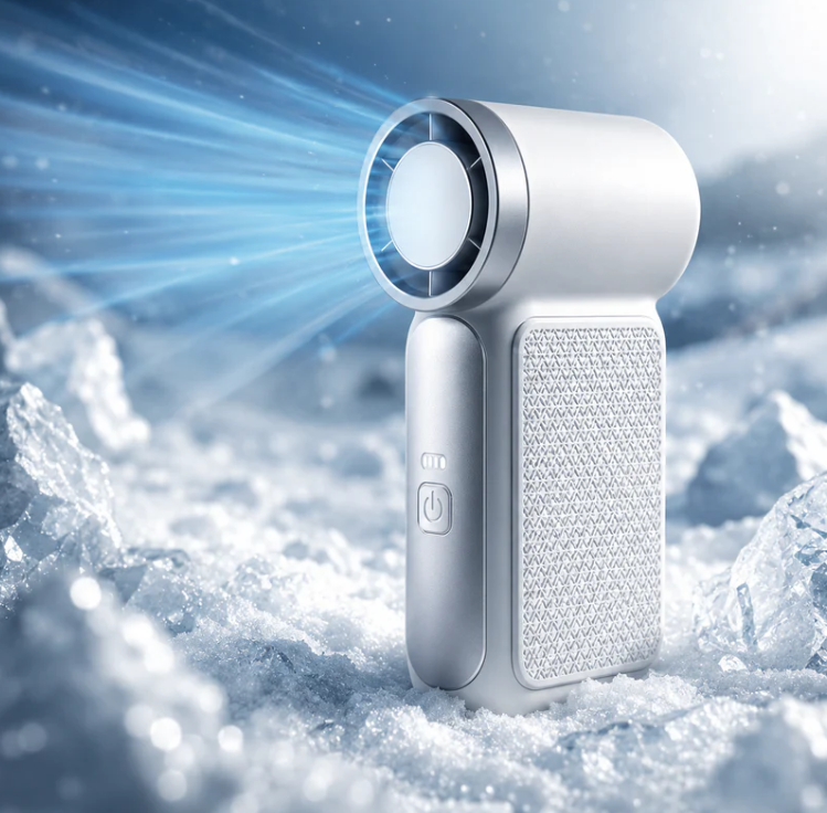 Arvelo's Mini Hand Held Fan Rechargeable USB- C Small Portable Personal Cooling